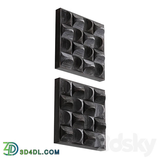 Pickford Wood Wall Decor Other decorative objects 3D Models