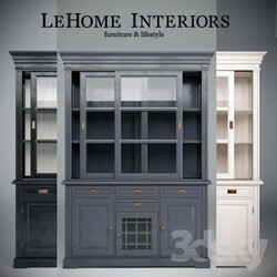 Wardrobe Display cabinets LeHome Keywest Oak Cupboard 