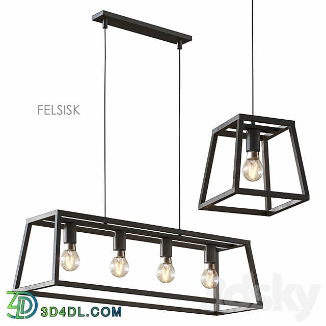 FELSISK IKEA Hanging lamp Pendant light 3D Models