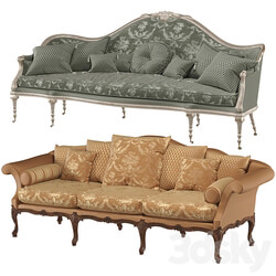 RONALD PHILLIPS Brocket sofa and George sofa 3D Models 