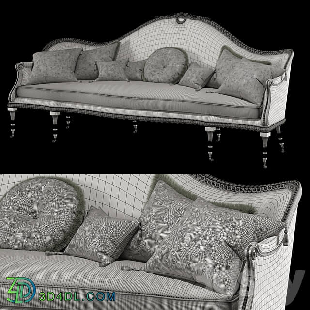 RONALD PHILLIPS Brocket sofa and George sofa 3D Models