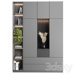 Cabinet with shelves 27 Wardrobe Display cabinets 3D Models 