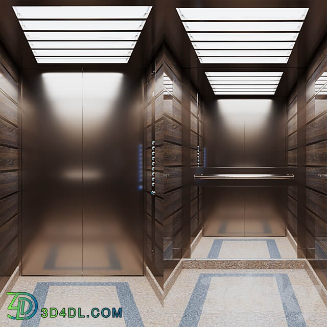 Passenger lift 4 3D Models