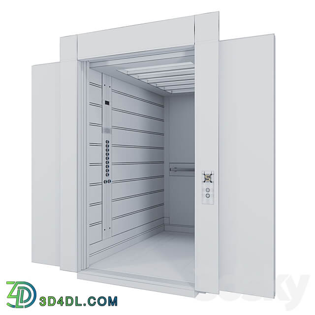 Passenger lift 4 3D Models