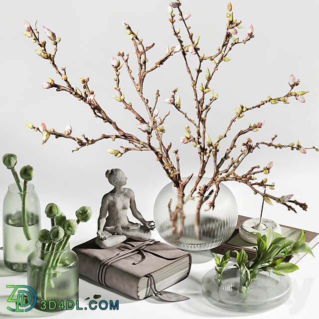 Decorative Spring Set 041 3D Models