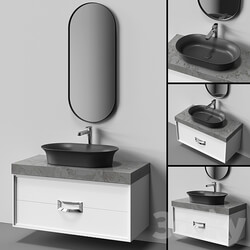 Sink CANALETTO by KERAMA MARAZZI 3D Models 