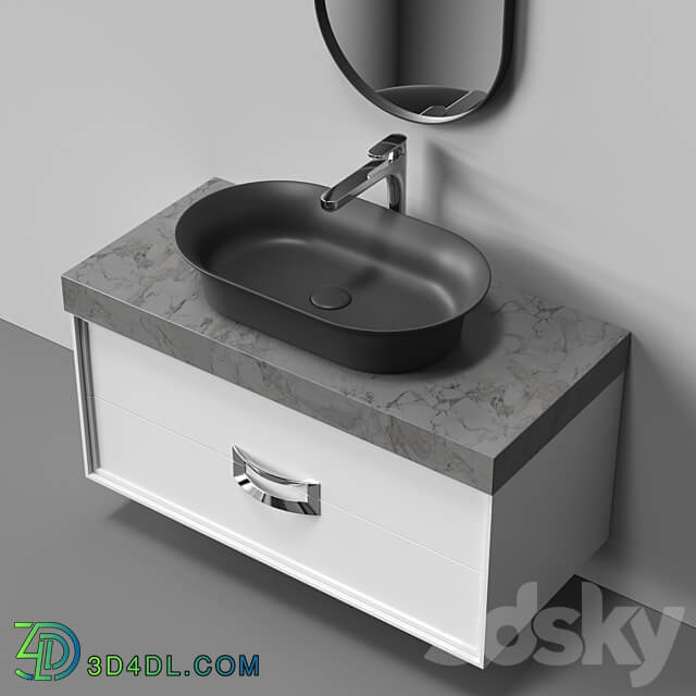 Sink CANALETTO by KERAMA MARAZZI 3D Models
