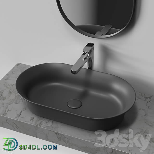 Sink CANALETTO by KERAMA MARAZZI 3D Models