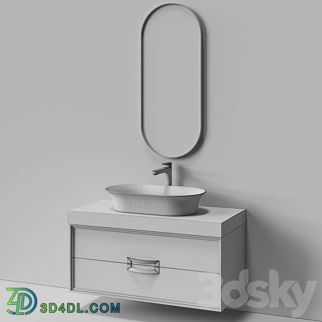 Sink CANALETTO by KERAMA MARAZZI 3D Models