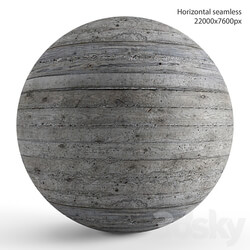 Concrete material with wood pattern. 22k Stone 3D Models 