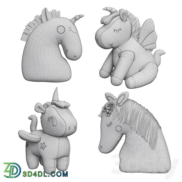 Plush Toys 14 3D Models