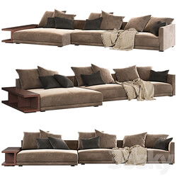 Poliform BRISTOL sofa03 3D Models 