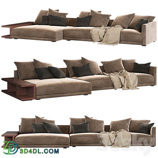 Poliform BRISTOL sofa03 3D Models