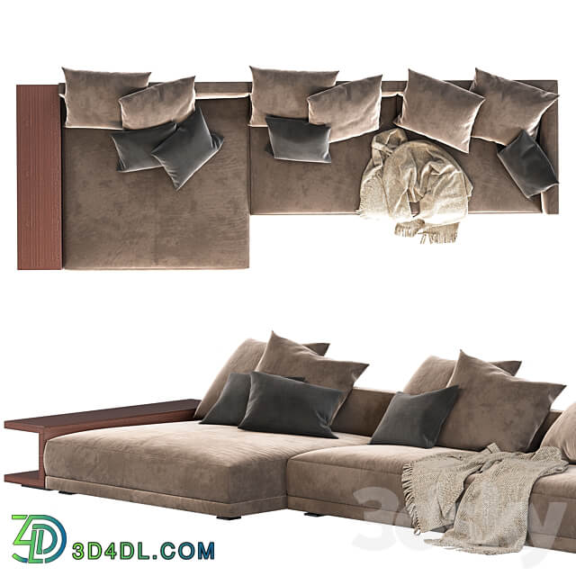 Poliform BRISTOL sofa03 3D Models