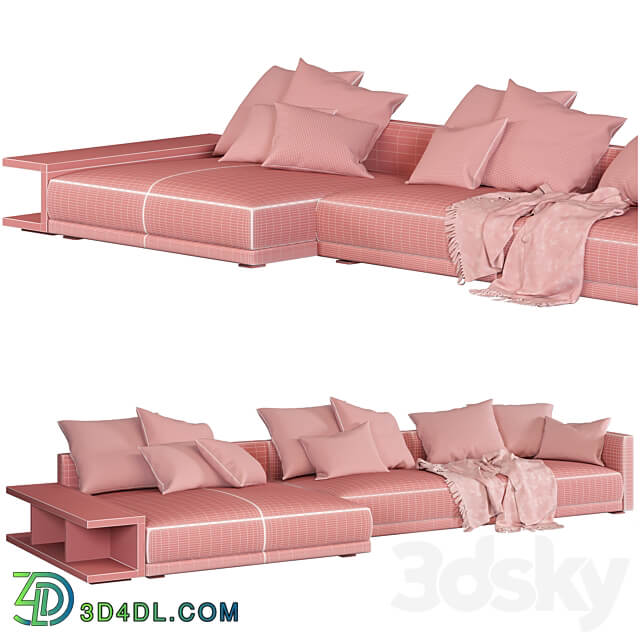 Poliform BRISTOL sofa03 3D Models