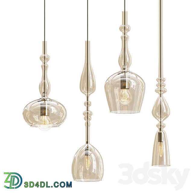 Sweetney Pendant light 3D Models