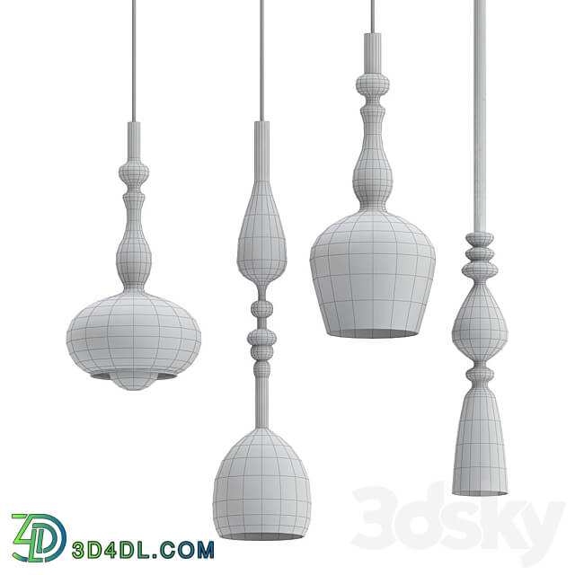 Sweetney Pendant light 3D Models