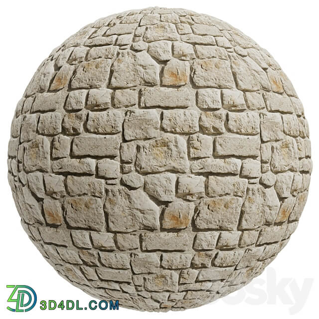 FB355 stone Facade coverings Java 3MAT PBR Seamless Stone 3D Models