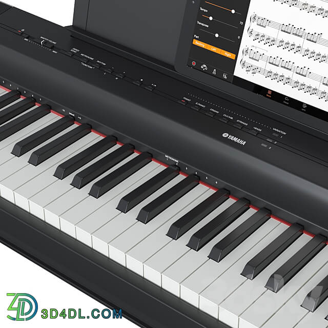 Yamaha P 125 3D Models