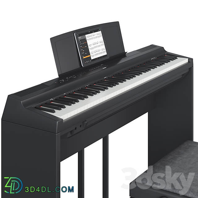 Yamaha P 125 3D Models