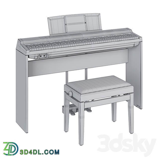 Yamaha P 125 3D Models