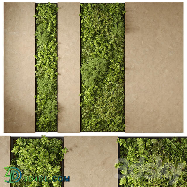 Vertical Garden 02 Fitowall 3D Models