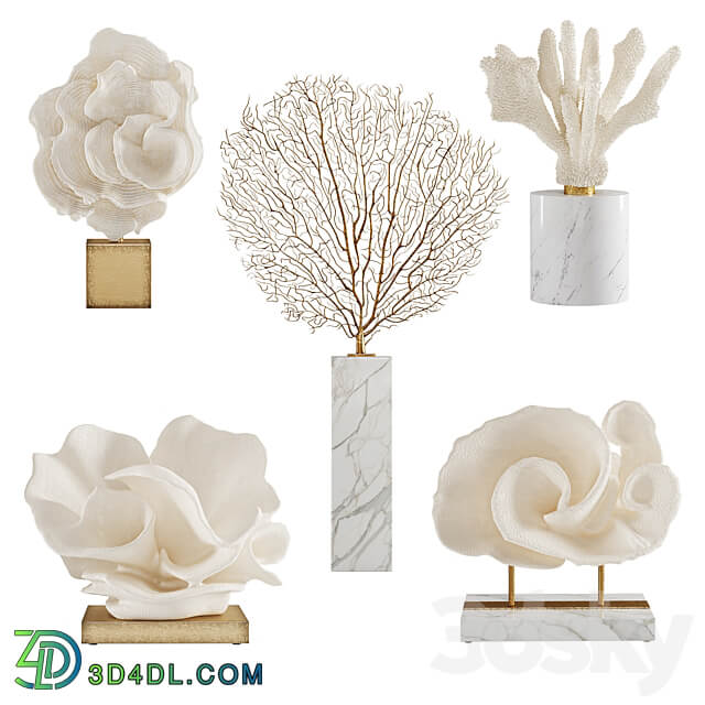 Coral Set 5 3D Models