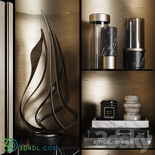 Wardrobes in modern style 46 Wardrobe Display cabinets 3D Models