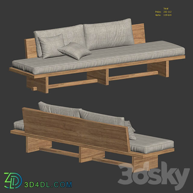 Sofa BLANK DAYSOFA 3D Models