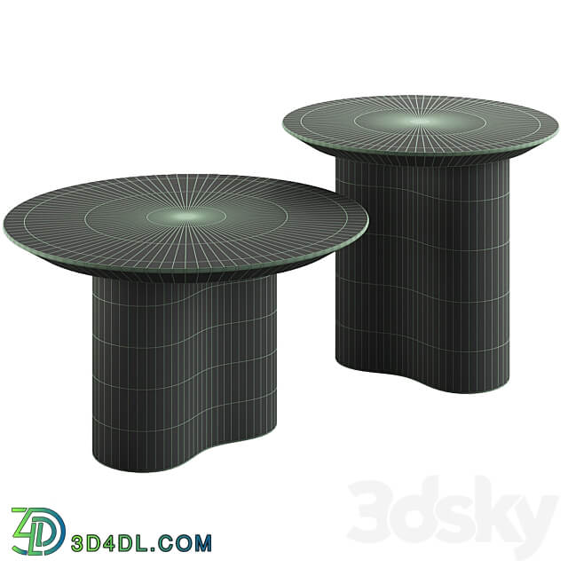 011 modern coffee tables Prince side by grazia co 3D Models