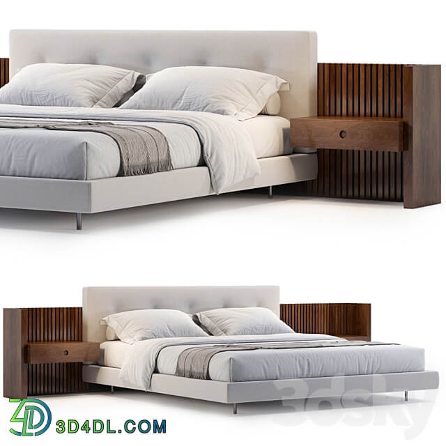 Minotti Brasilia Bed Bed 3D Models