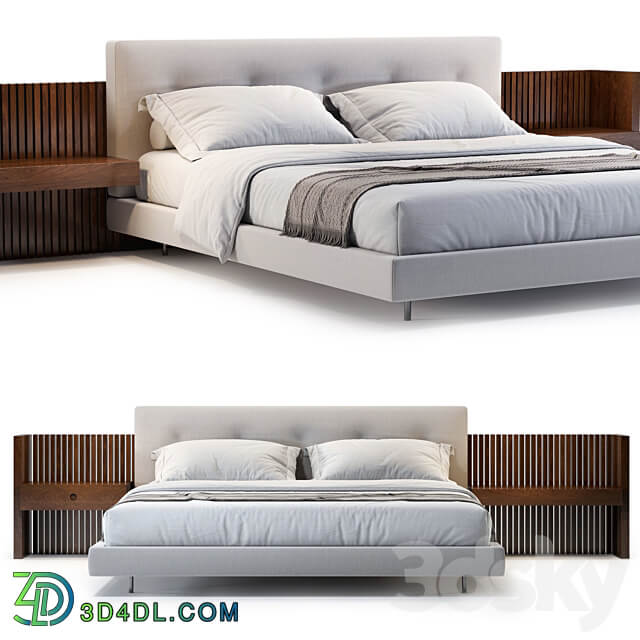 Minotti Brasilia Bed Bed 3D Models