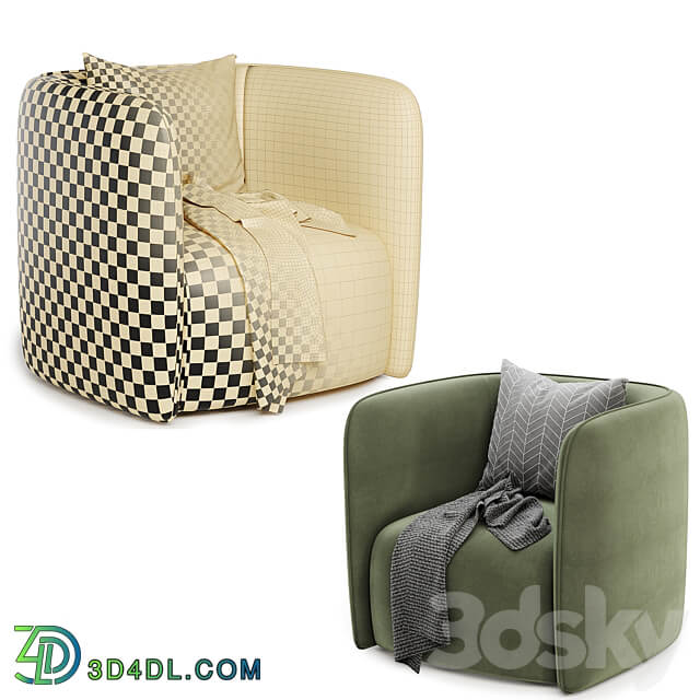 Fauteuil Coso armchair 3D Models