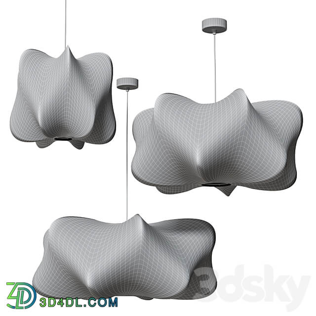 Cirrus Pendant Pendant lamp West Elm Pendant light 3D Models