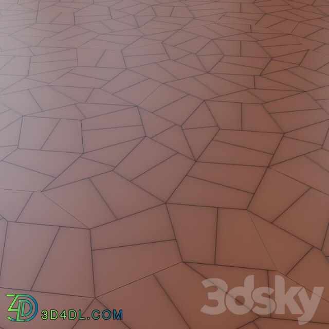 Modular parquet LISTONE GIORDANO Wood 3D Models