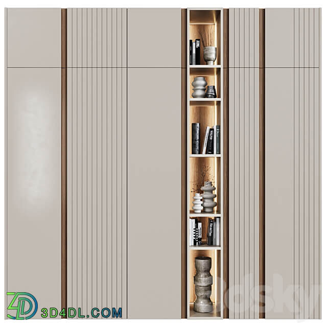 Wardrobe in modern style 47 Wardrobe Display cabinets 3D Models