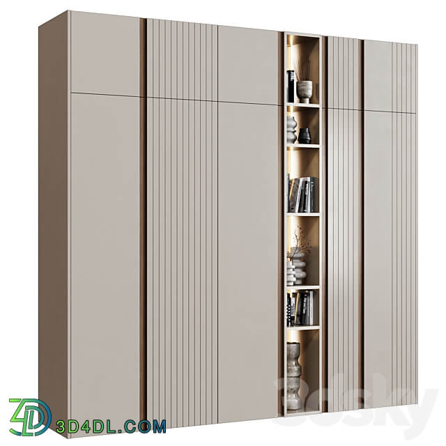 Wardrobe in modern style 47 Wardrobe Display cabinets 3D Models