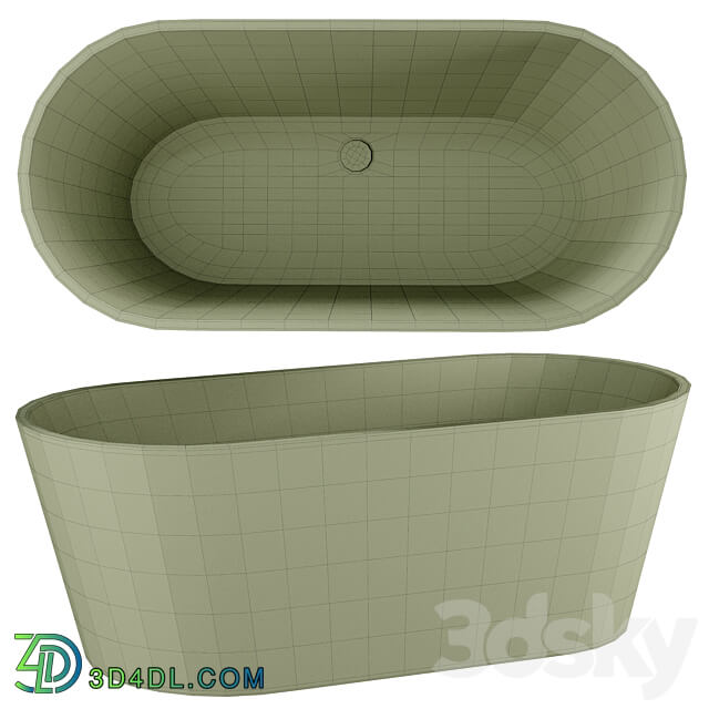 Bathtub bathtub BelBagno BB202 1700 800 3D Models