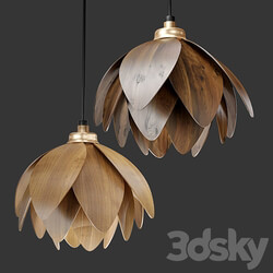 The Lotus bud pendant light Pendant light 3D Models 