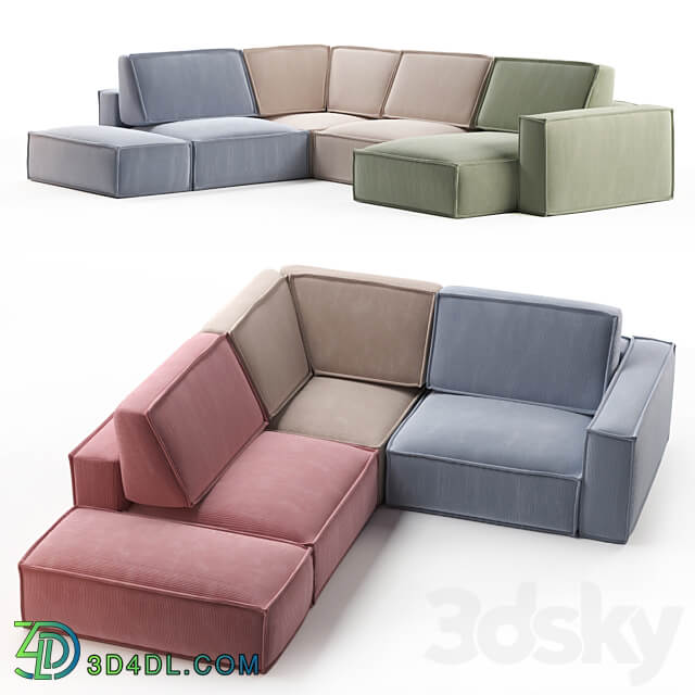 Eten. Modular sofa DIVAN.RU 3D Models