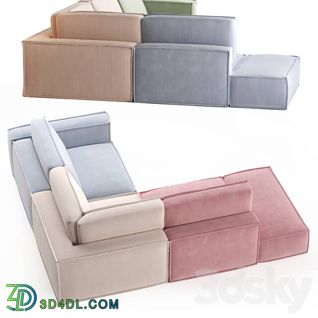 Eten. Modular sofa DIVAN.RU 3D Models