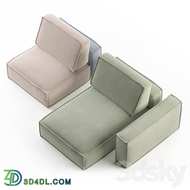 Eten. Modular sofa DIVAN.RU 3D Models