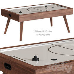 HB Home Mid Century Air Hockey Table West Elm 3D Models 