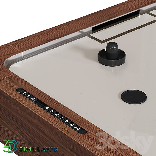 HB Home Mid Century Air Hockey Table West Elm 3D Models