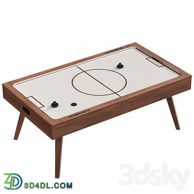 HB Home Mid Century Air Hockey Table West Elm 3D Models