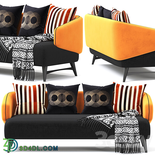 aries by roche bobois sofa 3D Models