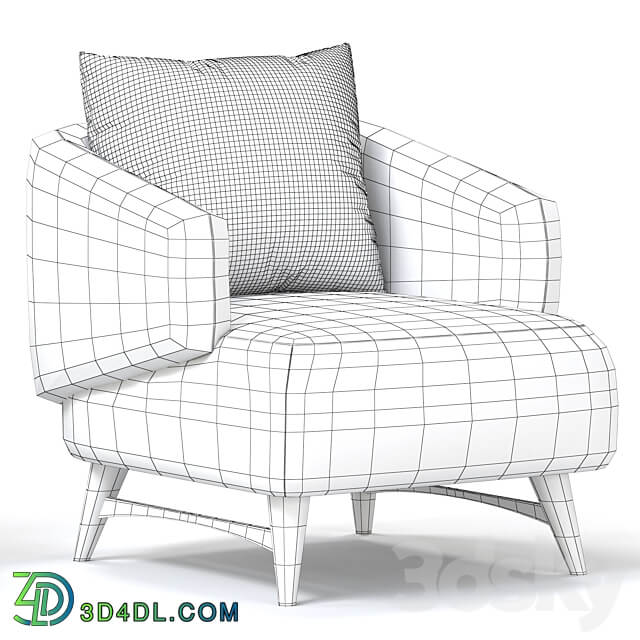 Aries arm chair 3D Models