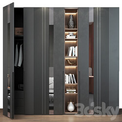 Furniture composition set 112 Wardrobe Display cabinets 3D Models 