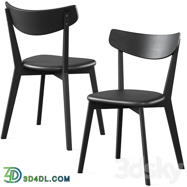 Dining Set 2 by Rowico Home Table Chair 3D Models