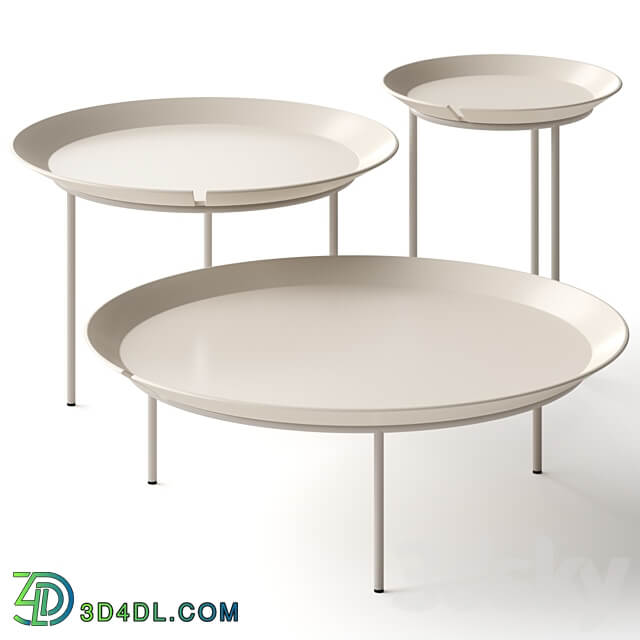 Gervasoni Brise Coffee Tables 3D Models